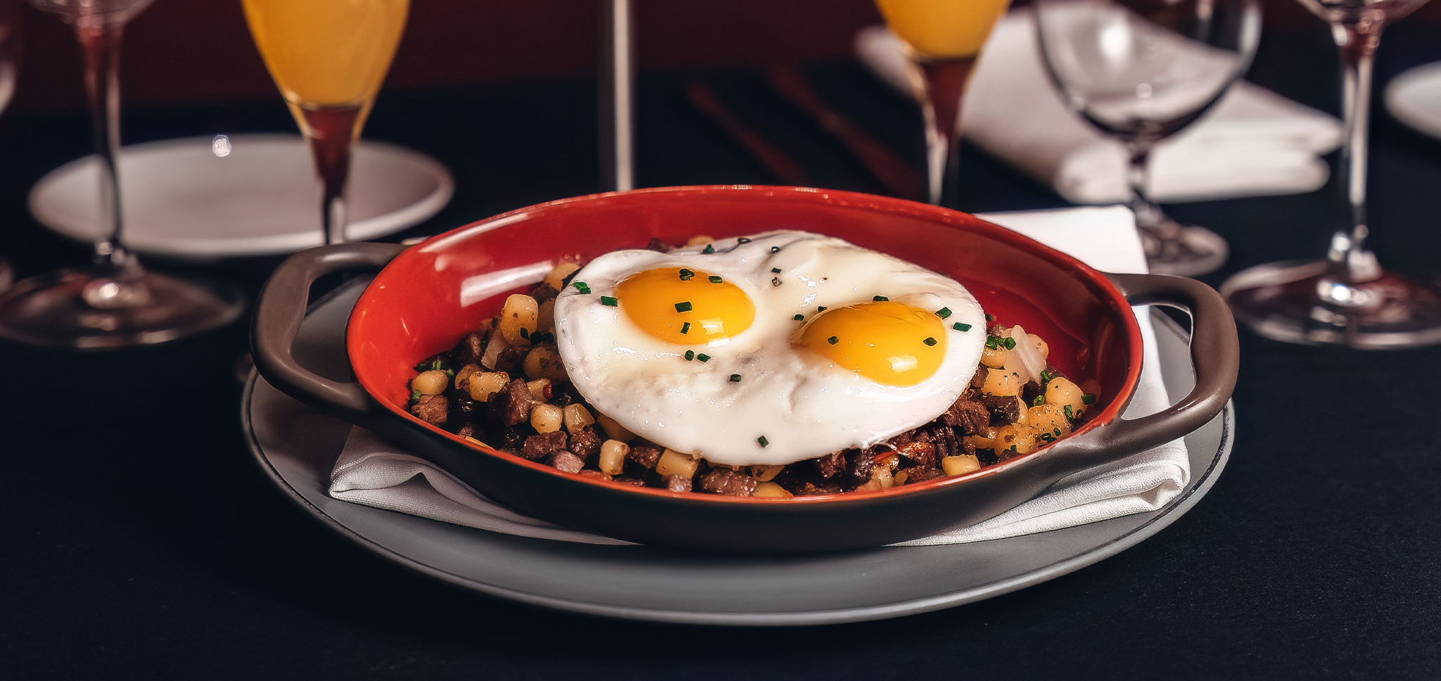 Eggs and Hash - The Steakhouse